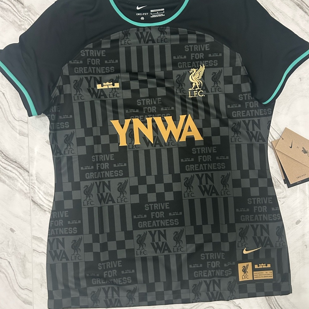Limited Edition Liverpool x Lebron James Collab Nike Jersey